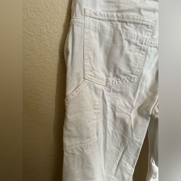 Free People We The Free Tinsley Baggy High Rise Jean Size 26 in‎ Optic White - Picture 9 of 11